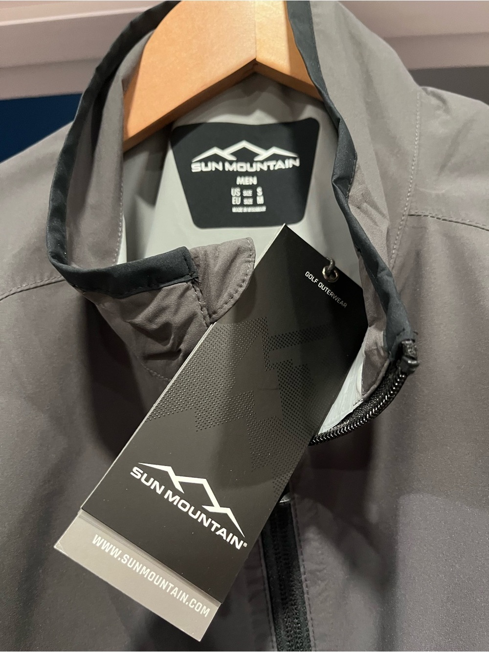 NWT! Sun Mountain Men’s Monsoon Waterproof Golf Jacket!